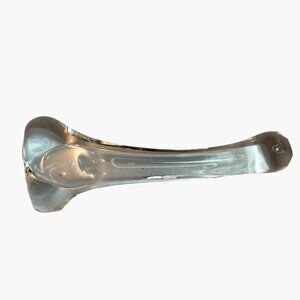 Clear Glass Spoon Rest Vintage
